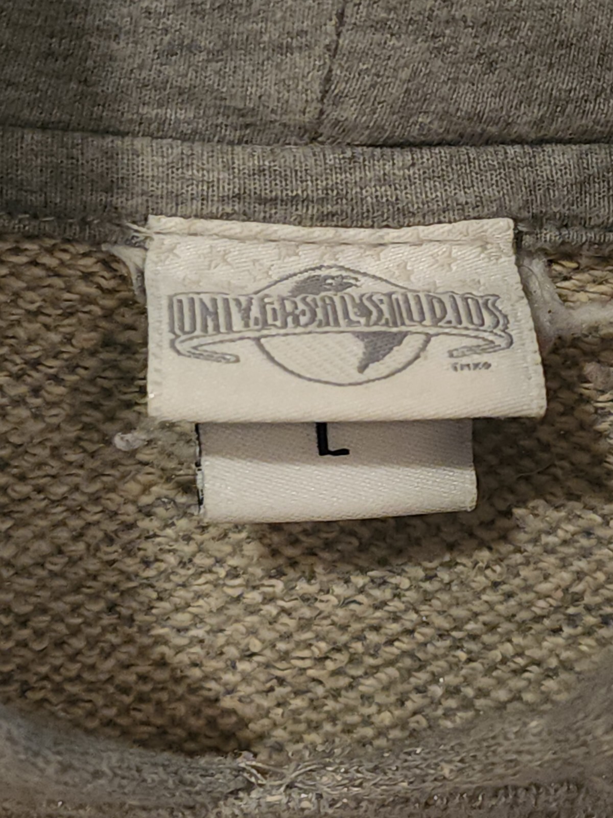 Universal Studios Grey/Silver Hooded Sweatshirt s… - image 10