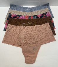 HANKY PANKY RETRO HIGH WAIST THONG ASSORTED COLORS SET OF 5 ONE SIZE