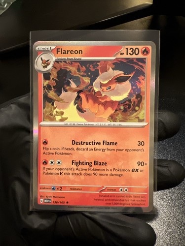 Flareon 136/165 151 Holo