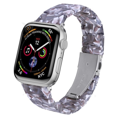Moda Correa de Resina Reloj Banda Para Apple Watch Ultra SE Serie 9 8 7 6 5 4 3 2 - Imagen 31 de 37