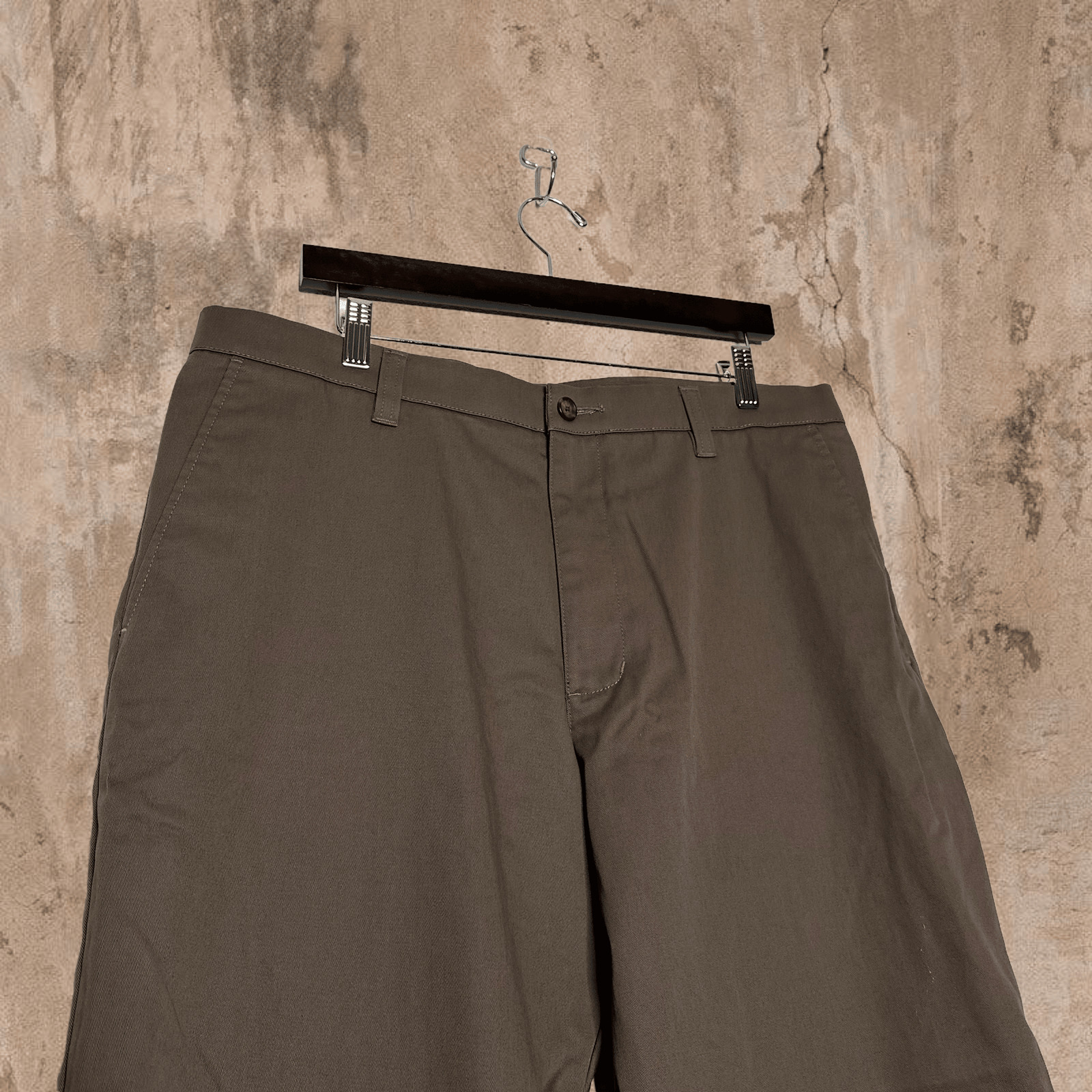 Chocolate Brown Khakis Pants 36x26 Baggy Fit Cher… - image 4