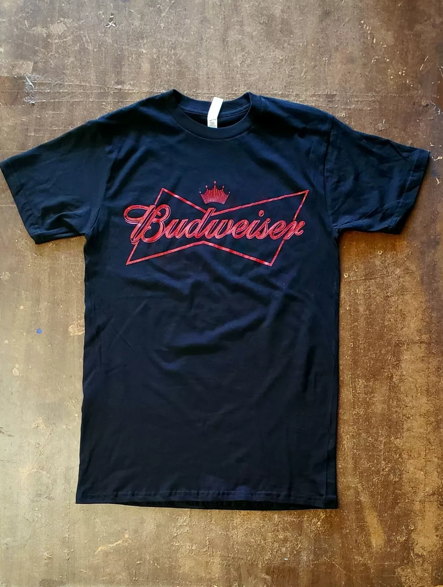 grey budweiser t shirt