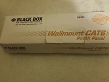 Black Box Wallmount CAT6 Universal Patch Panel Wall Mounted JPM183A-R2 12 Port
