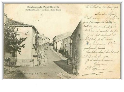 54.DOMGERMAIN.LA RUE DU SAINT ESPRIT.CORNE