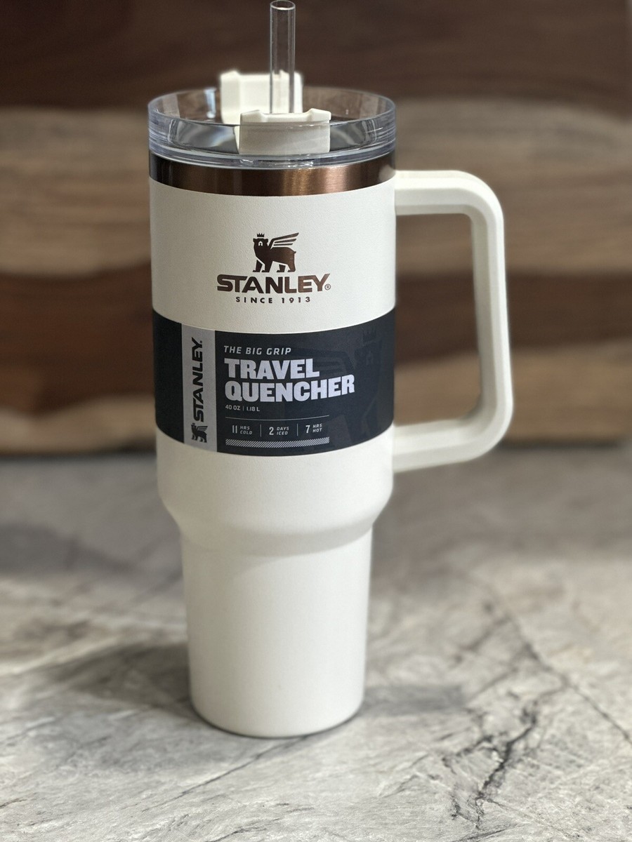 Stanley Adventure Quencher 40 oz Cream And Copper Magnolia Limited