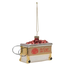 Caja de Lechon  Glass Ornament & Gift Box Cuba Cuban Christmas Tradition Navidad