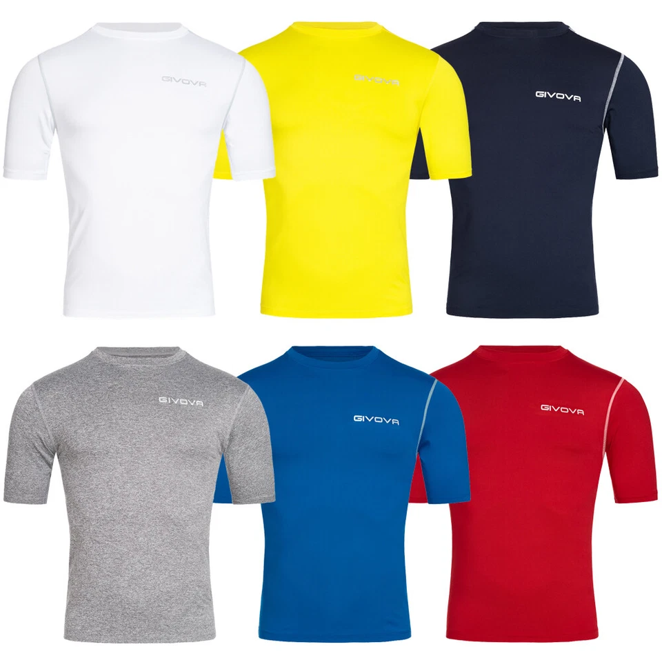 Givova Baselayer Herren Funktionsshirt Fußball Kompression Shirt Unterhemd neu