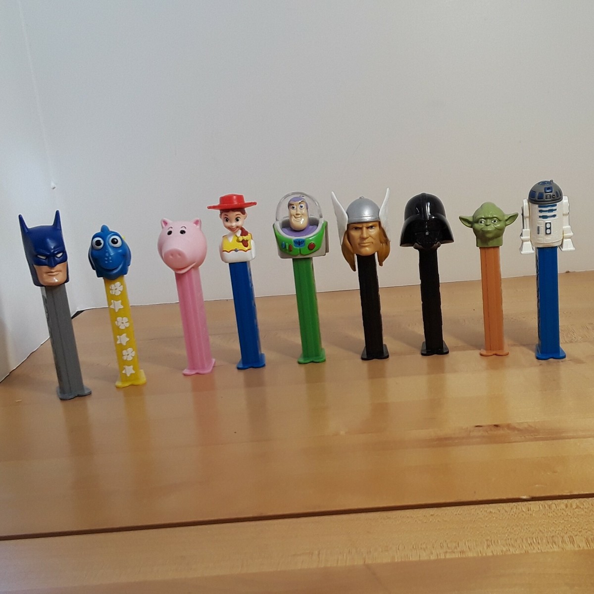 9 PEZ Dispensers Toy Story, Star Wars, Dori, Batman & Thor | eBay