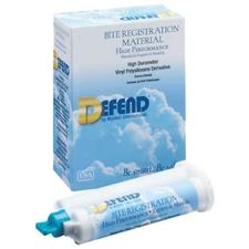 DEFEND BITE REGISTRATION MATERIAL FAST SET 2 X 50ML CARTRIDGES DENTAL BR-9002