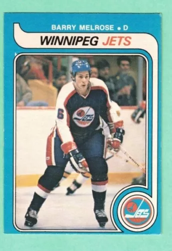 (1) BARRY MELROSE 1979-80 O-PEE-CHEE # 386 JETS  ROOKIE EX-MT CARD  (K8849)