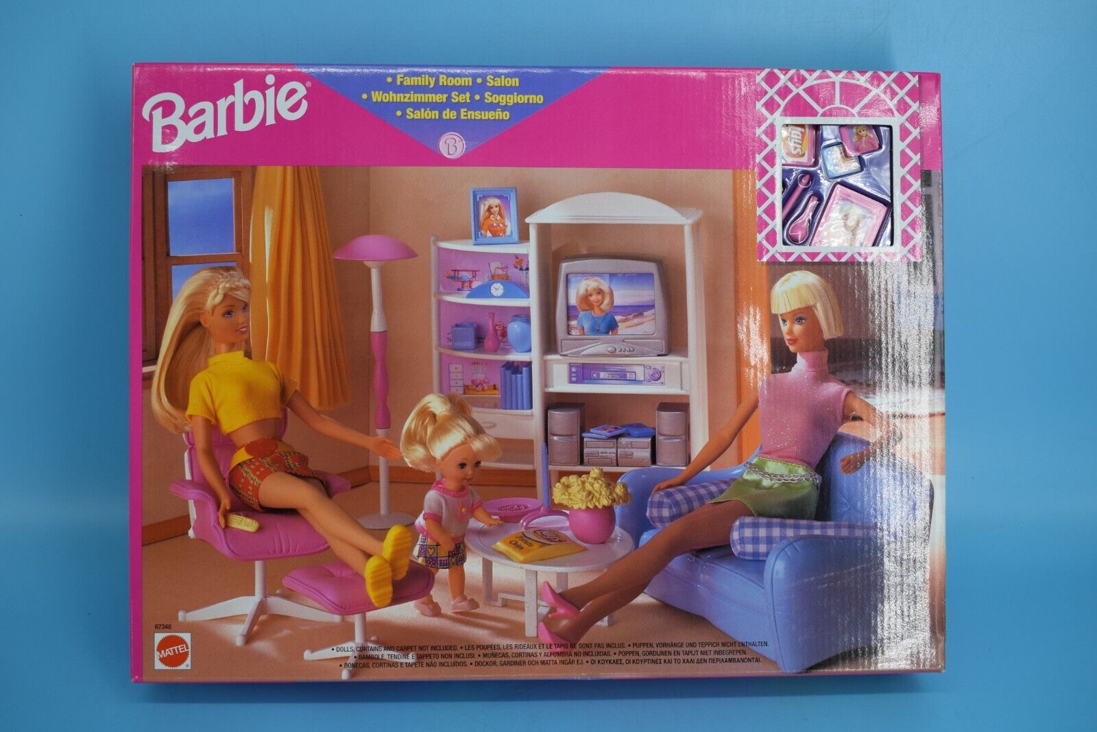 [7685] Barbie 67348 Family Room Wohnzimmer Geschenkset Neu OVP