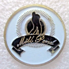 vtg - MILL POND GOLF COURSE gc - Golf Ball Marker - Flat - Metal - Medford NY