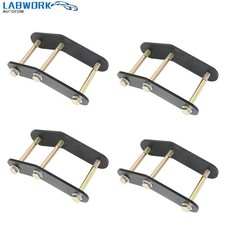4pcs 2 Front Rear Shackle Relocation Lift Kit 1987-1995 For Jeep Wrangler Yj