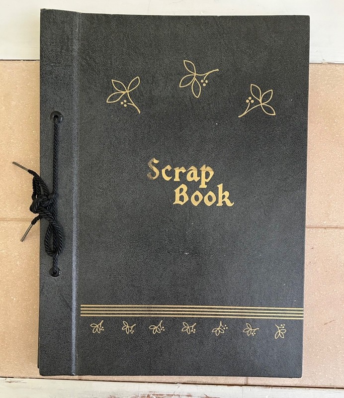 Vintage Springfield Scrapbook w/ Cord Tie, 28 Paper Pages, Never Used