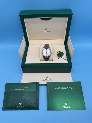 Rolex 126000 Oyster Perpetual 36 Silver Dial Watch w/ Box