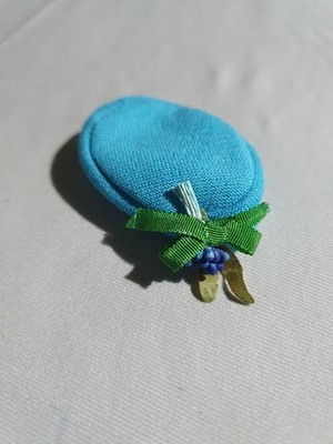 Hut mit Blumen Barbie Fashion Editor #1635 60er Vintage Zubehör 50er Kleidung