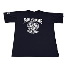 Vintage 90s Iron Workers People of a Different Breed Union Shirt Men's XL FLAWS