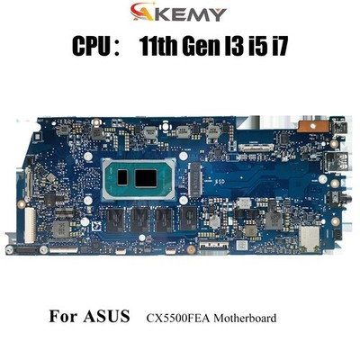 CX5500FEA Laptop Motherboard For ASUS CX5500F Mainboard W/ 11th Gen I3 i5 i7