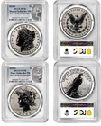 2025 S Morgan & Peace Silver Dollar $1 Reverse Proof  PCGS PR70 #763