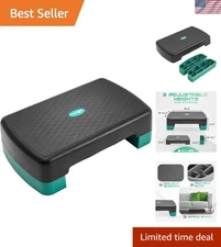 Lightweight 18.9" Step Platform with Height Adjustability for Versatile Training