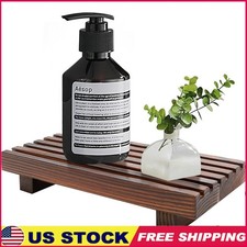 Wooden Riser Tray Waterproof Soap Dispenser Stand Kitchen Bathroom Decor New