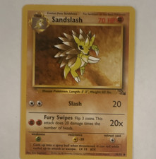 Wizards Pokémon Sandslash Fossil 41/62 Regular English 70 HP Uncommon on eBay