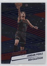2024-25 Panini Revolution Blue Cosmo /285 Jordan Poole #28 go9