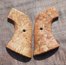 Custom Stabilized Box Elder Burl Ruger Xr3-red Grips