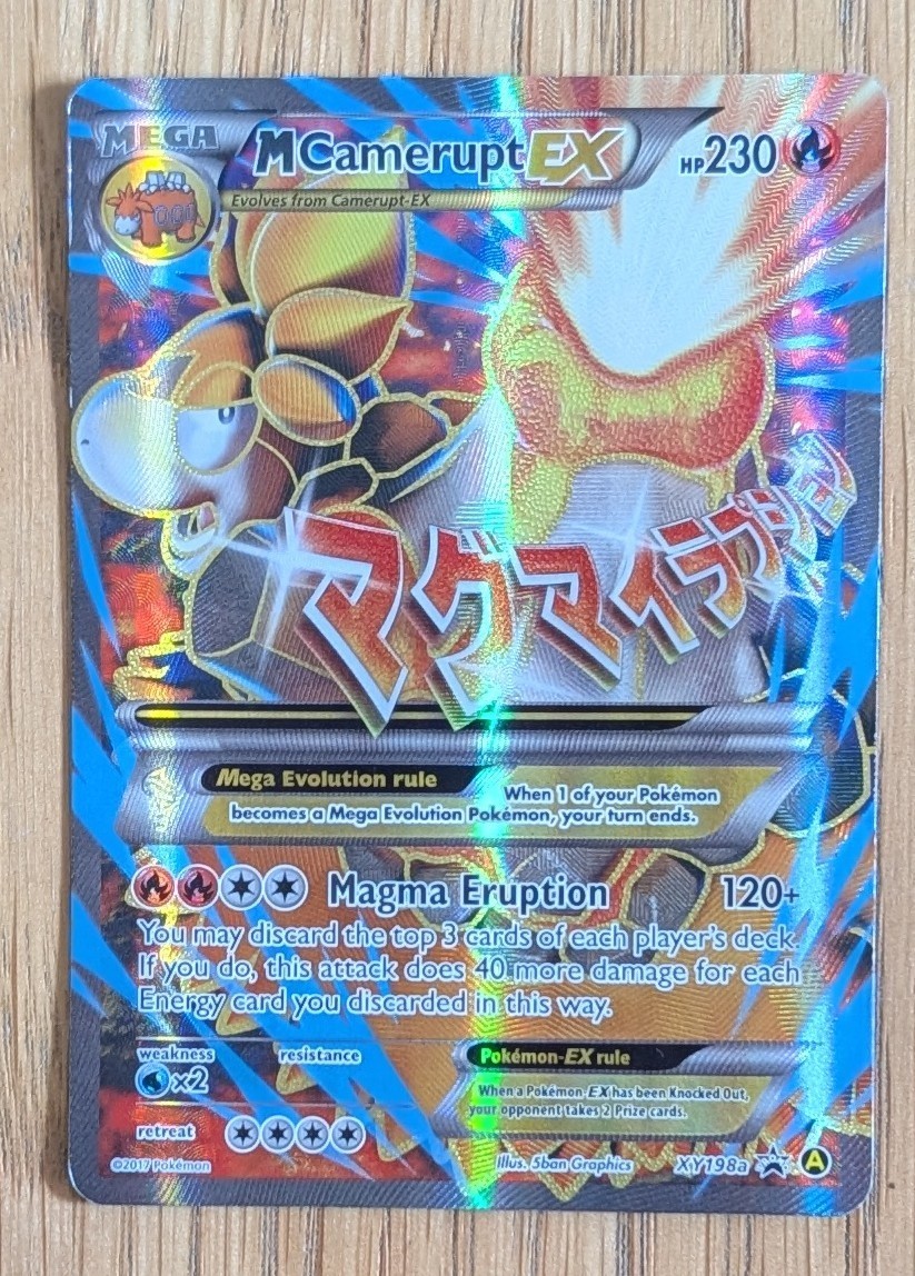 Pokemon M Camerupt EX XY198a 2017