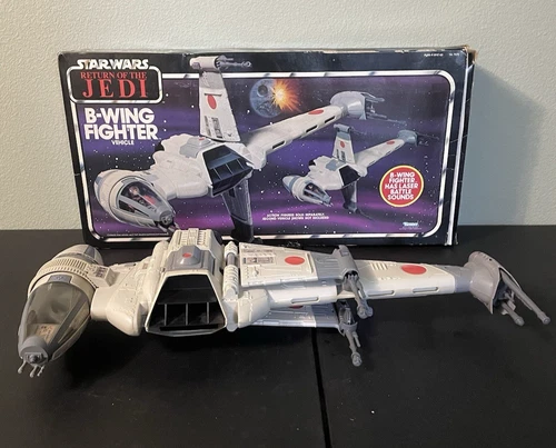 Star Wars ROTJ B-Wing Fighter Original 1984 Kenner Vehicle W/BOX