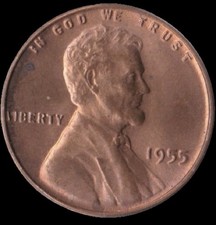 1955-P 1C Lincoln Wheat Cent 31a