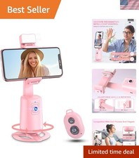 Auto Face Tracking Tripod 360  Rotating Cell Phone Photo and Video Kits Stand...