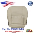 Fits 08-15 Mercedes Benz GLK 250 350 SPORT Driver Bottom Leather Seat Cover TAN