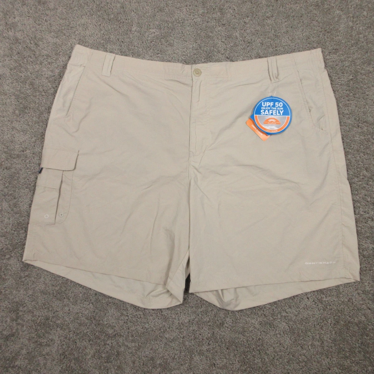 COLUMBIA SILVER RIDGE UTILITY CARGO SHORT LIGHT CAMEL - Short randonnée