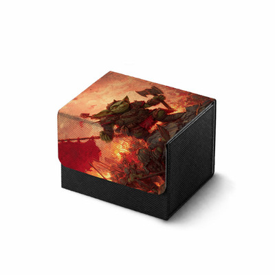 MTG Deckbox | Goblin Commander Themed TCG Deckbox | Unofficial MTG Deckbox | Tra