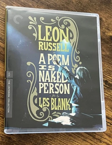 Criterion Collection Blu-Ray A Poem is a Naked Person - LIKE NEW!