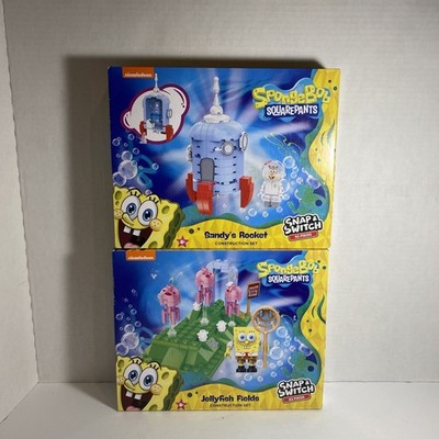 SpongeBob Squarepants Sandys Rocket & Jellyfish Fields Snap & Switch Sets