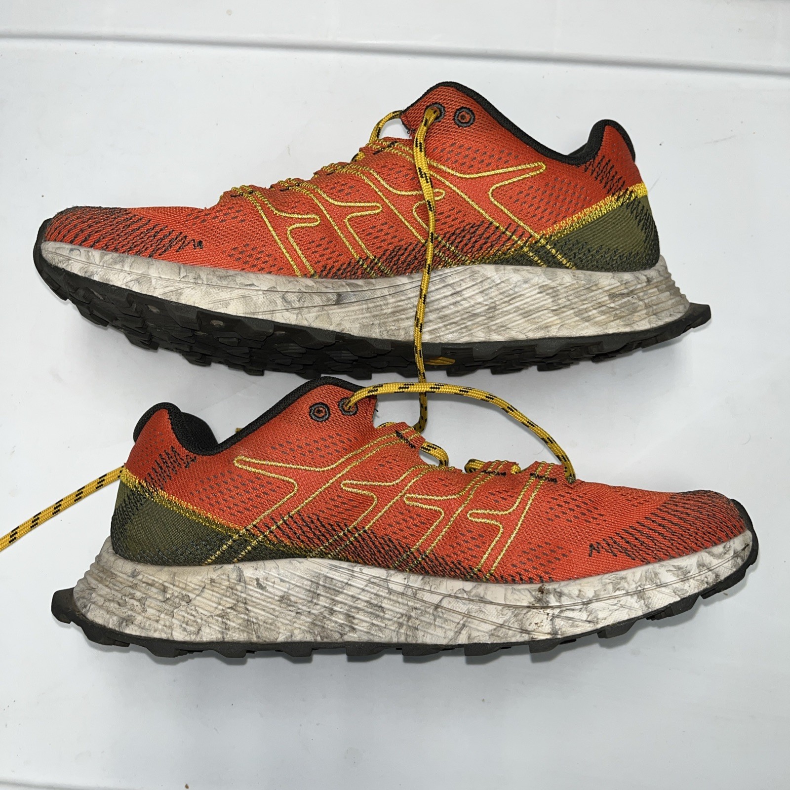 Scarpa Merrell Moab Flight Trail Running Escursionismo Arancione Uomo Outdoor 8 5