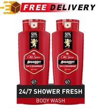 Old Spice Body Wash for Men, 24/7 Shower Fresh with Lasting Scent, 24 fl oz 2PK