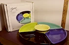 Fiesta 5 Pc. Entertaining Set - 12.5” Diameter - Cool Colors with Original Box