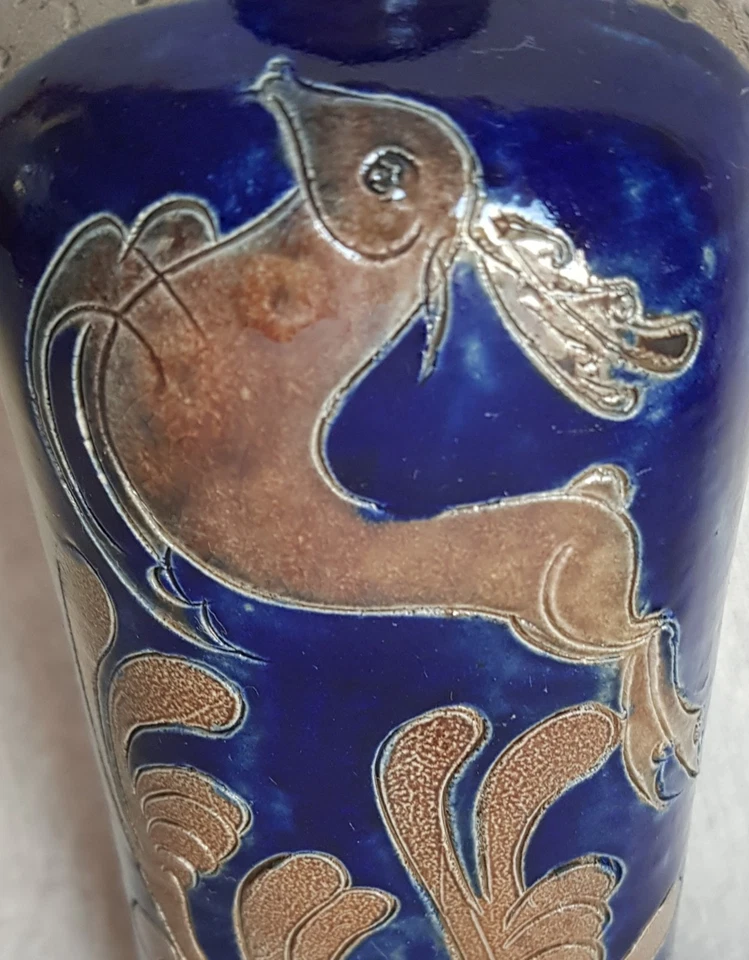 R. Merkelbach, Ludwig Hohlwein, Art Deco Likörflasche, rar, um 1935, gemarkt - Bild 3 von 4