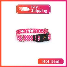 Extreme Dog Fence Replacement Collar Strap, Pink Dots, Large