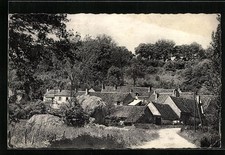Old postcard Chambon, Hamlet of Bury 