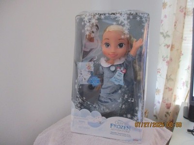 DISNEY OLAF'S FROZEN ADVENTURE, SINGING ELSA, JAKKS, 2017, 14'', 3+