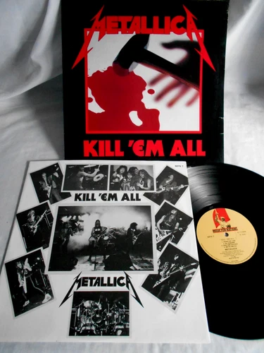 Metallica Kill 'EM All A1 B1 Original Press LP 1983 Music For Nations MFN 7 VG+