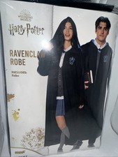 Harry Potter Ravenclaw Robe Adult One Size Hooded Costume Cosplay New Spirit