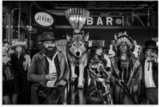 David Yarrow The J Bar Jerome Hotel Poster 24x36in B&W Photography Art