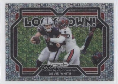 2021 Panini Prizm Lockdown! No Huddle Prizm Devin White #2 0i40