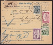 HUNGARY 1917 Parcel card ex BUDAPEST.......................................69992