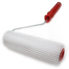 Spiked Aeration Roller 230mm Latex Self Levelling 13mm Spikes Screeding Floor